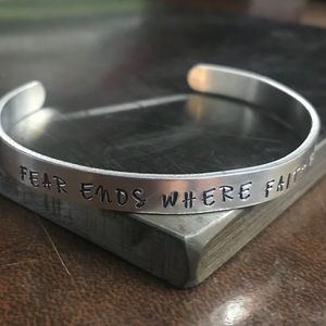 Fear ends where faith begins